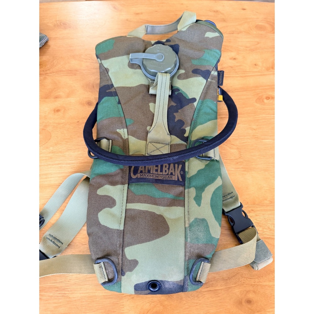 CamelBak Maximum Gear ThermoBak 3L Hydration Pack Woodland Camo Cordura 100oz